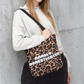 Barely Domesticated Leopard Tote Bag