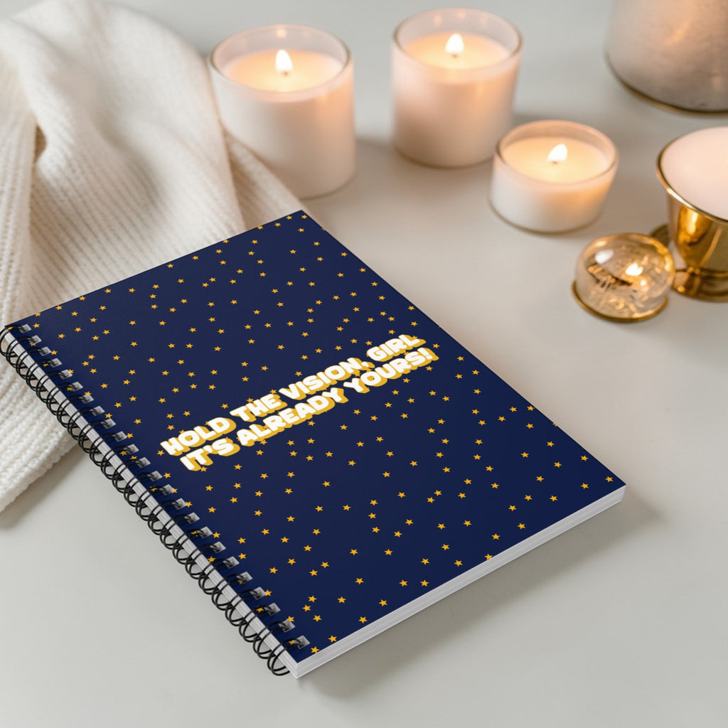 Hold the Vision Girl Notebook
