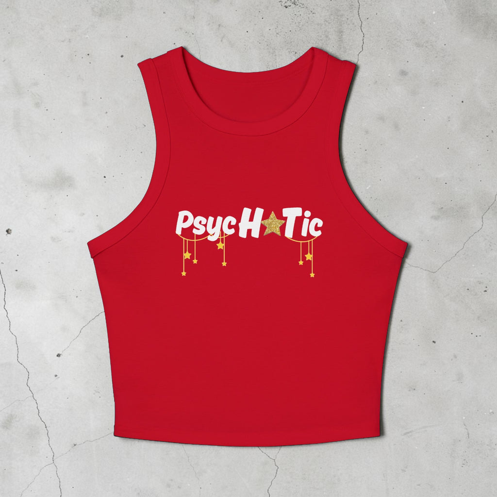Psychotic Graphic Racer Tank Top