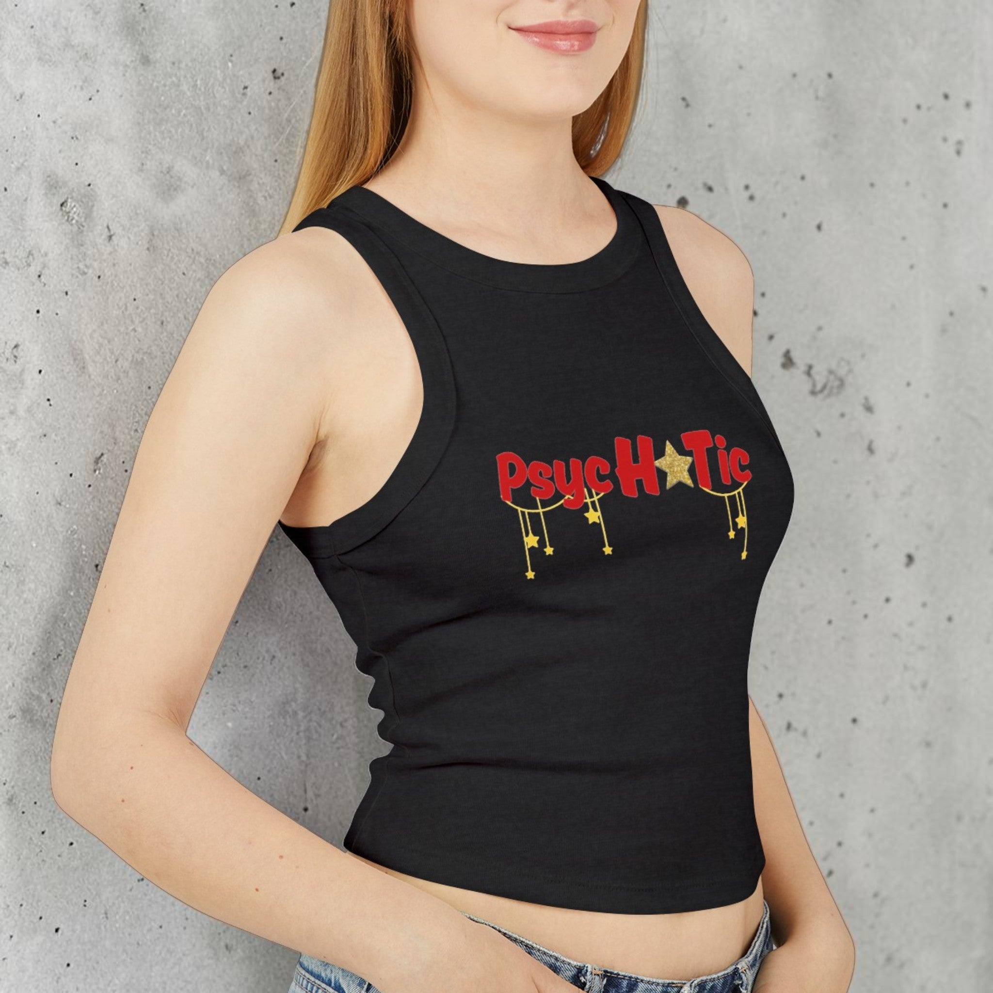 Psychotic Graphic Racer Tank Top