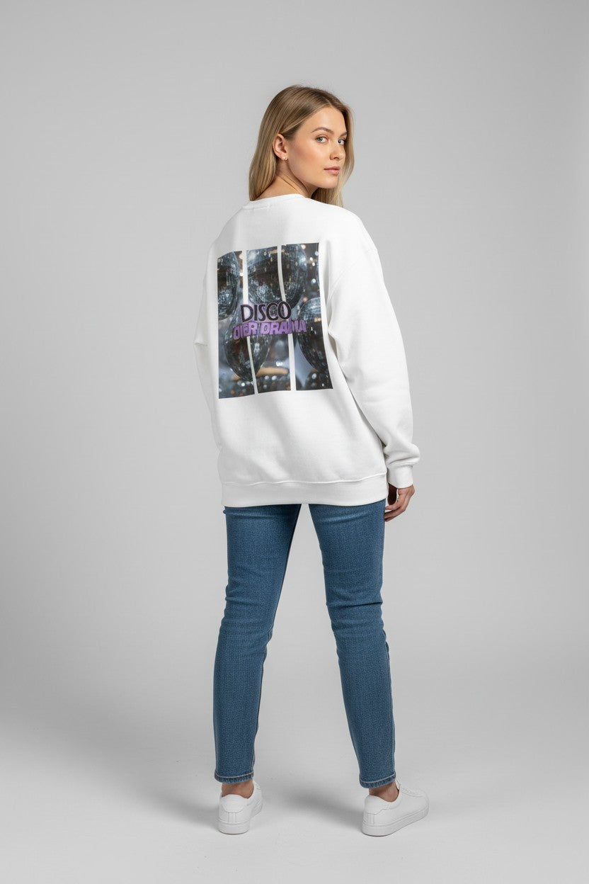 Disco Over Drama Crewneck Sweatshirt