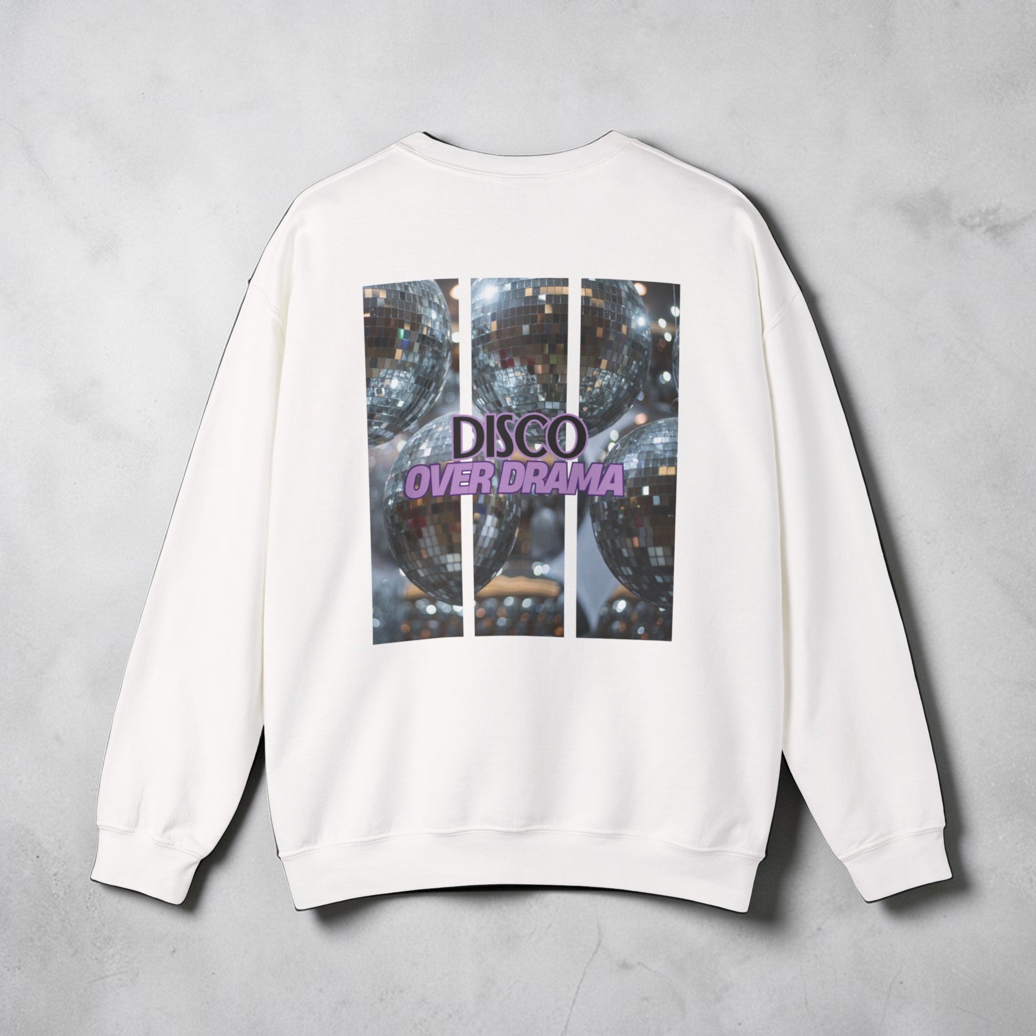 Disco Over Drama Crewneck Sweatshirt