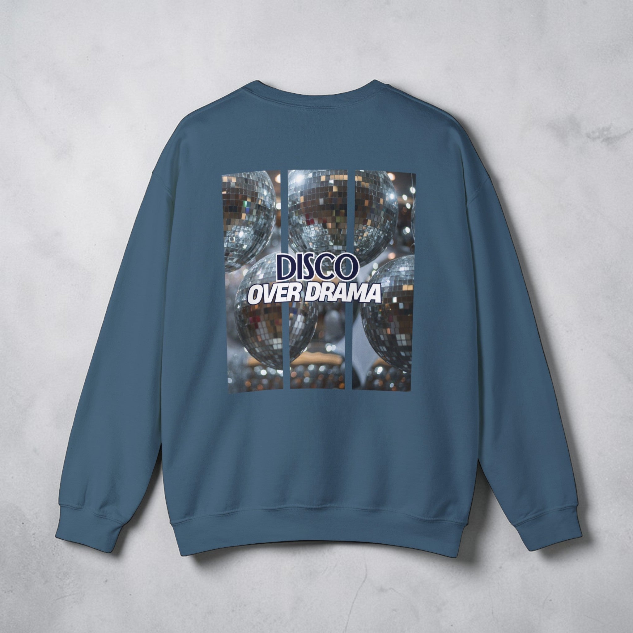 Disco Over Drama Crewneck Sweatshirt
