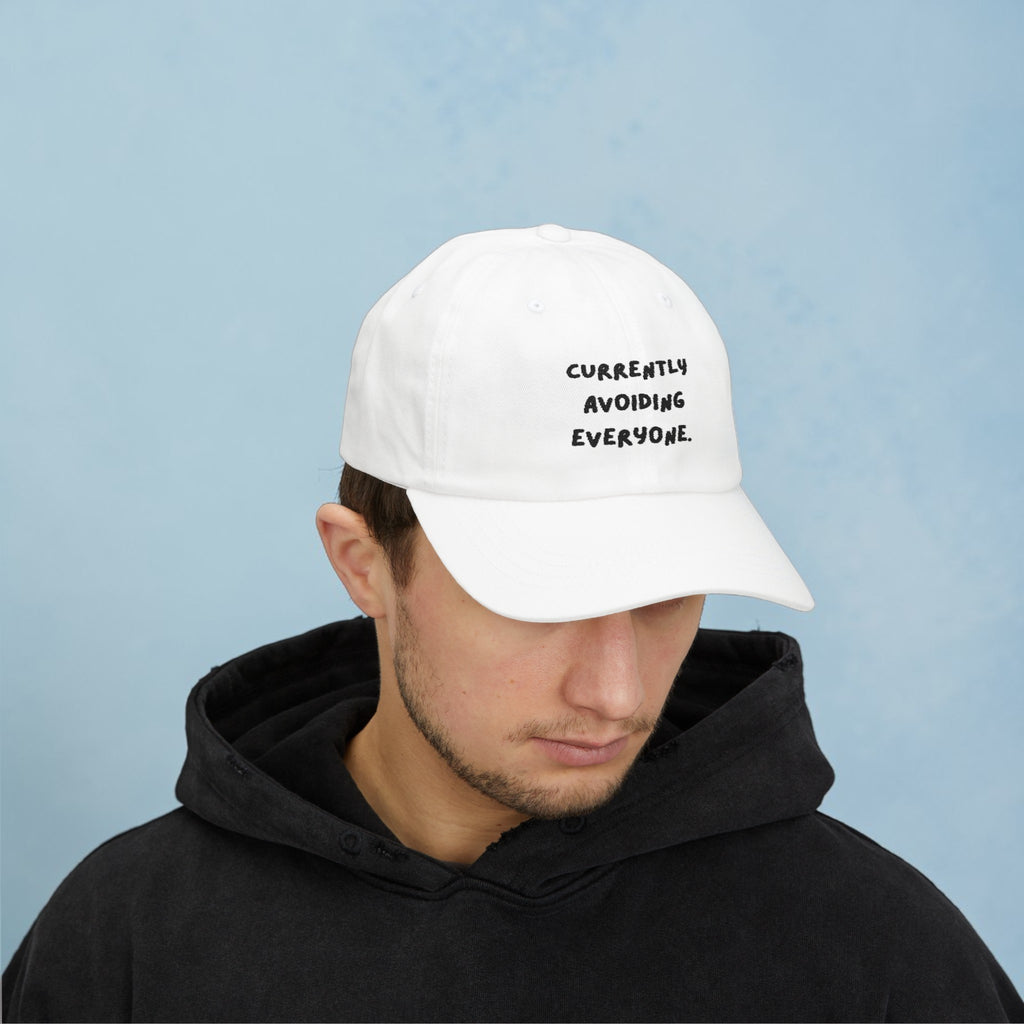 Currently Avoiding Everyone Dad Cap Embroidered