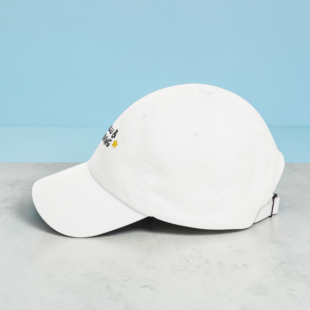 Delulu & Thriving Dad Cap Embroidered