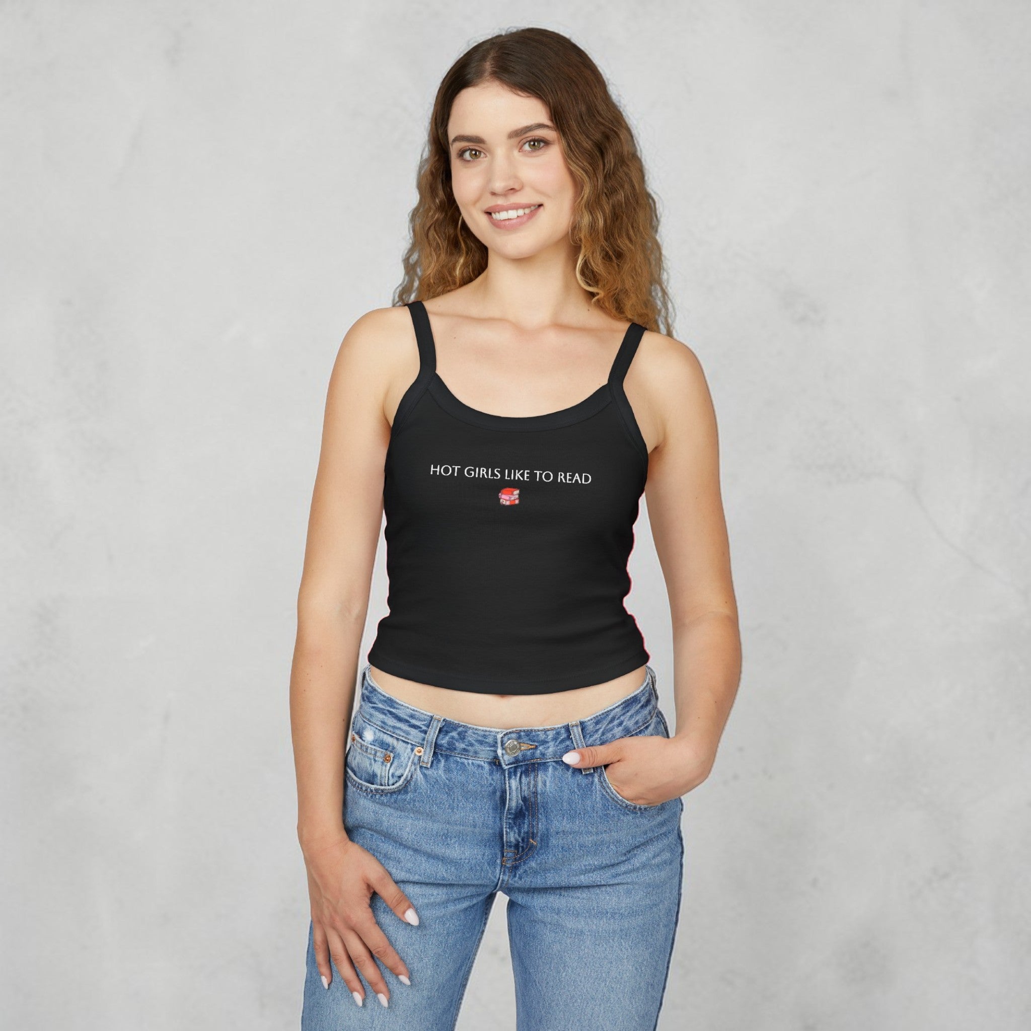 Hot Girls Like to Read Tank Top